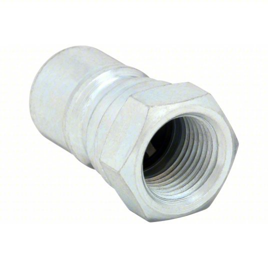 Parker H2-63 Hydraulic Quick Connect Hose Coupling 1/4 in Coupling Size, Steel, 11 lpm Max. Flow Rate