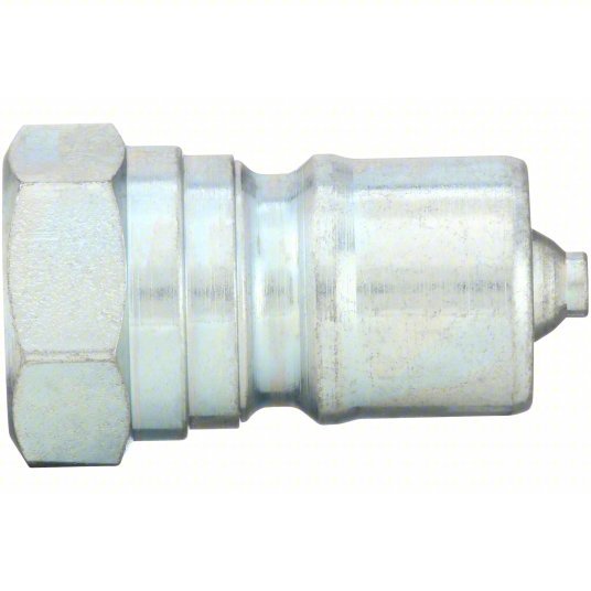 Parker H2-63 Hydraulic Quick Connect Hose Coupling 1/4 in Coupling Size, Steel, 11 lpm Max. Flow Rate