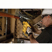 Dewalt DCS387P1 Reciprocating Saw Kit 1 1/8 in Stroke Lg, 2,900 Max. Strokes per Minute, Straight, Compact Tool