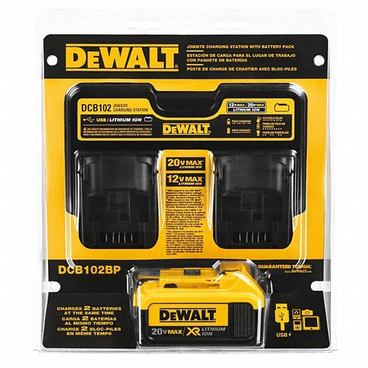 DeWalt DCB102BP Battery Charger for Li-Ion 12V-20V