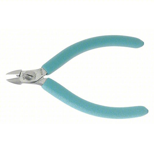 Erem 612N Diagonal Cutting Plier Insulated, Semiflush, Narrow, 3/8 in Jaw Lg, 3/8 in Jaw Wd, Less than 6 in