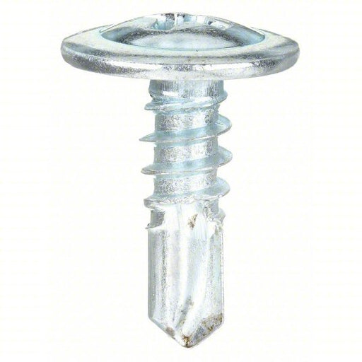 Fabory B29580.016.0075 Self Drilling Tapping Screw #8 Size, 3/4 in Lg, Steel, Zinc Plated, K-Lath, Phillips, 3,400 PK