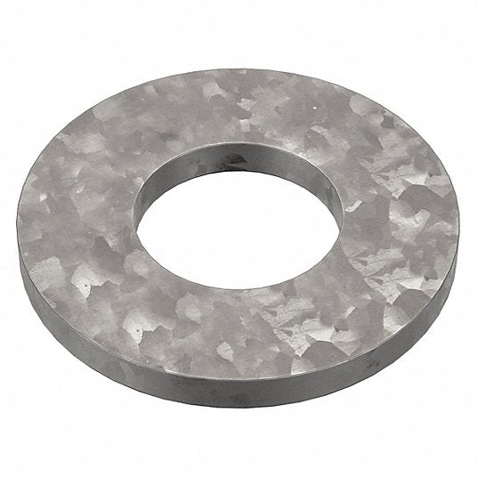 Redwood U04237.050.0001 Flat Washer, Fits Bolt Size 1/2 in , Steel Hot Dipped Galvanized Finish, 25 PK