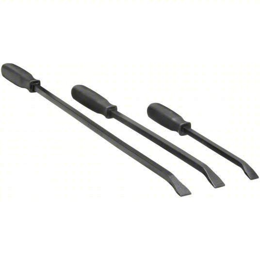 Redwood RW31MA32 Screwdriver Handle Pry Bar Set Chisel End, 12 in,18 in,25 in Overall Lg, 1/8 in,7/16 in Bar Wd