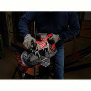 Milwaukee 2729-20 Portable Band Saw 44 7/8 in Blade Lg, 5 in x 5 in, 0 to 380 SFPM, Brushless Motor, Bare Tool, 18 V