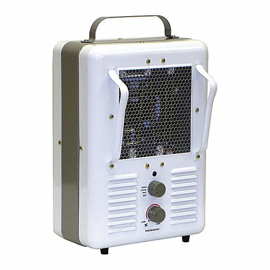TPI Corp 188-TASA Portable Electric Jobsite & Garage Heater, 1500W/1300W, 120V AC