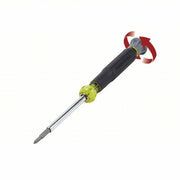 Klein 32581 Multi-Bit Screwdriver #0/#00/1/8 in/5/32 in Tip Size, 4 Tips, 6 1/2 in Overall Lg, ANSI