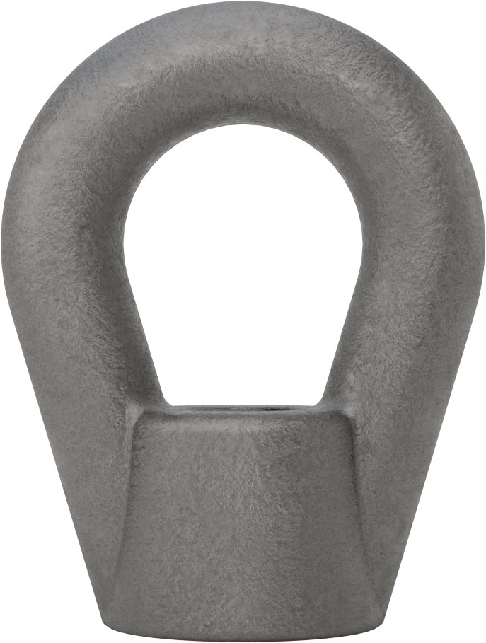 McMaster 3274T44 Steel Oval Eye Nut for Lifting, 3/4"-10 Thread, Style A, 3-7/8" Overall Length, 1-1/2" Eye Diameter, 10,600 lb Vertical