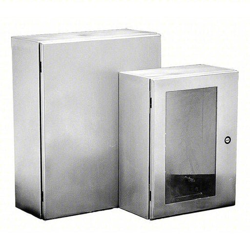 Hoffman CSD12126SS Enclosure 12 in Nom. Ht, 12 in Nom. Wd, 6 in Nom. Dp, 12/3R/4/4X, 304 Stainless Steel, CWS - Redwood.KV32FK47