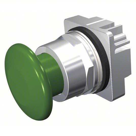 Siemens 52PM9W3 Mushroom Head Push Button 30 mm, Non-Metallic, Momentary