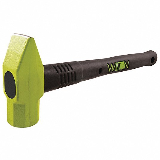 Wilton 30316 Cross Pein Hammer Steel, 3 lb Head Wt, 1 3/4 in Face Dia, 18 in Overall Lg, Textured Grip