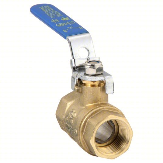 Redwood RW32H972 Manual Two-Way Ball Valve 3/4 in, Straight, FNPT x FNPT, Full Port Ball Port, Lever