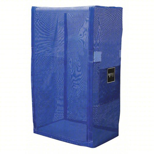 Royal G32-BBX-L3N PVC Cart Cover, 32 In. 3 Shelf, Blue Mesh