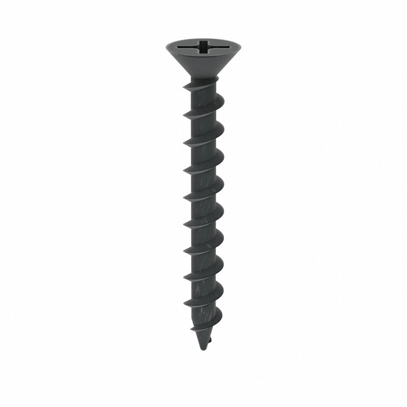 Approved Vendor U31300.016.0100 Drywall Screw, #8 Size, 1 in Lg, Phosphate, Steel, Flat, Phillips, 500 PK