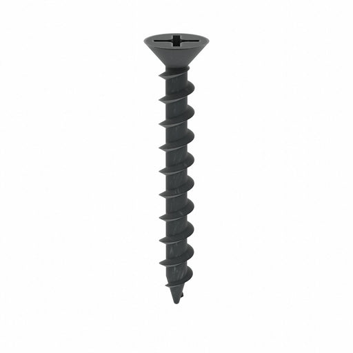 Approved Vendor U31300.016.0100 Drywall Screw, #8 Size, 1 in Lg, Phosphate, Steel, Flat, Phillips, 500 PK