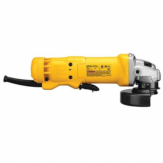 Dewalt DWE402 Angle Grinder 11 A, 11,000 RPM Max. Speed, Paddle, Adj Guard/Anti-Restart/Lock-Off Switch