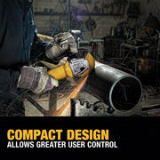 DeWalt DWE402N Angle Grinder 11 A, 11,000 RPM Max. Speed, Paddle, Adj Guard/Lock-Off Switch