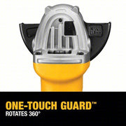 DeWalt DWE402N Angle Grinder 11 A, 11,000 RPM Max. Speed, Paddle, Adj Guard/Lock-Off Switch