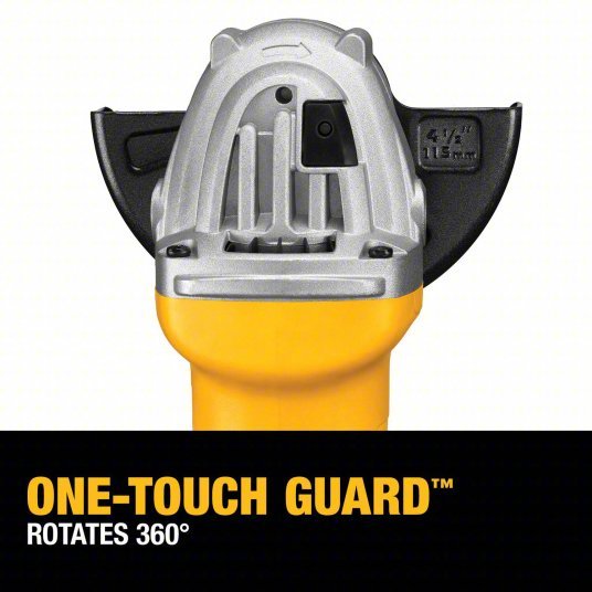 DeWalt DWE402N Angle Grinder 11 A, 11,000 RPM Max. Speed, Paddle, Adj Guard/Lock-Off Switch