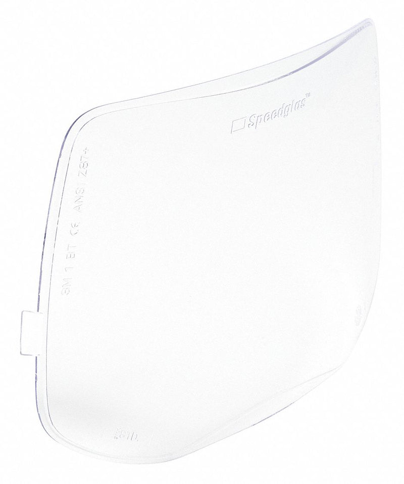 3M Speedglas 06-0200-51-B Outside Protection Plate, 6 in, Polycarbonate, Clear, 9100 Series Welding Helmets, 50 PK