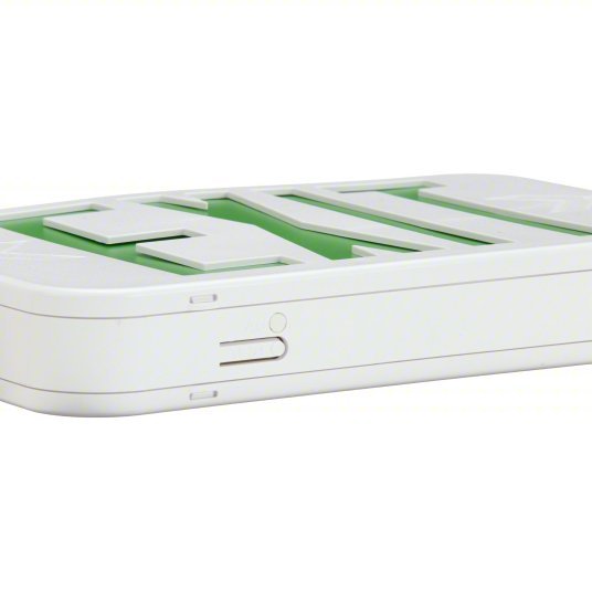 Compass CCG Exit Sign with Emergency Lights White, 1 or 2 Faces, Green, LED, Ceiling/End/Wall, Nickel Cadmium