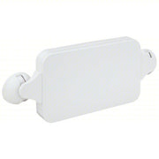 Compass CCG Exit Sign with Emergency Lights White, 1 or 2 Faces, Green, LED, Ceiling/End/Wall, Nickel Cadmium
