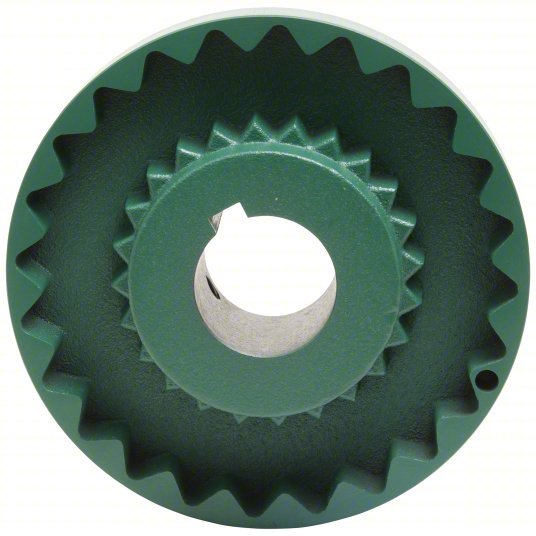 TB Wood's 9S218 Sleeve Coupling Flange 9 Coupling Size, 3,750 RPM Max Speed, 6 11/32 in Outside Dia, Inch