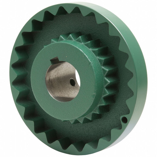 TB Wood's 10S238 Sleeve Coupling Flange, 10 Coupling Size, 3, 600 RPM Max Speed, 7 1/2 in Outside Dia, Inch