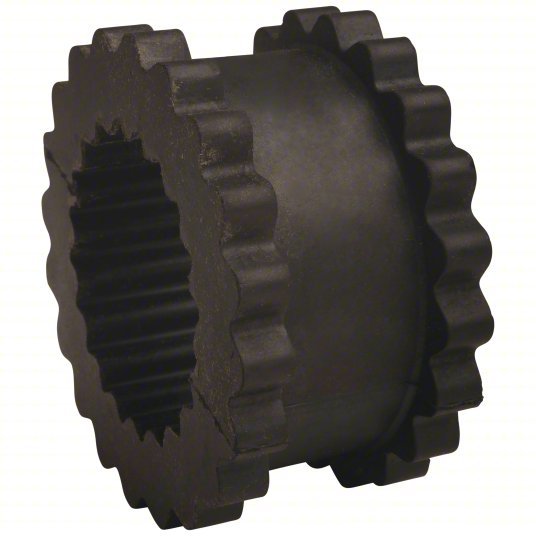 TB Wood's 6J Sleeve Coupling Insert 6 Coupling Size, 6,000 RPM Max Speed, 585 in-lb Rated Torque, EPDM