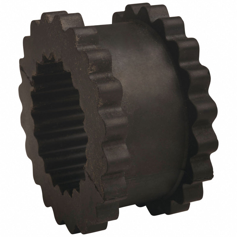TB Wood's 5J Sleeve Coupling Insert, 5 Coupling Size, 7, 600 RPM Max Speed, 312 in-lb Rated Torque, EPDM