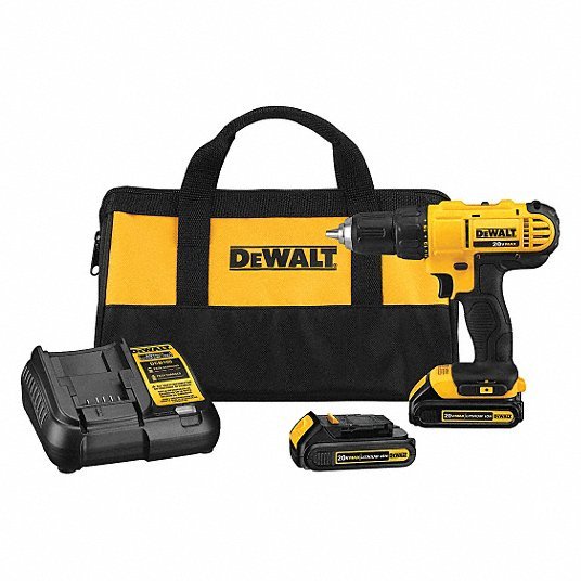 Dewalt DCD771C2 1/2 in, 20V DC Cordless Drill, Battery Included