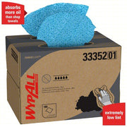 Kimberly Clark 33352 Dry Wipe Dispenser Box, WYPALL®, 180 Sheets, Meltblown, Blue