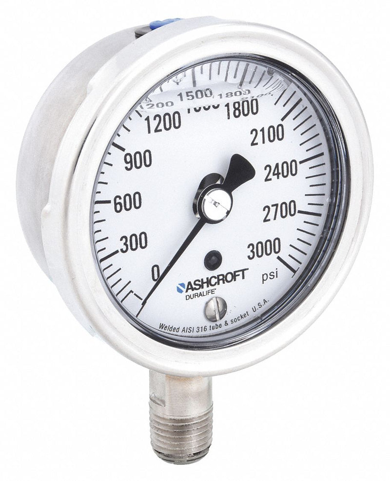 Ashcroft 1009 Industrial Pressure Gauge