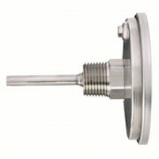 Ashcroft 30EI60R Dial Thermometer Back, 0° to 250°F/-20° to 120°C, 1/2 in NPT, 2.5 in Stem Lg, 3 in Dial Dia