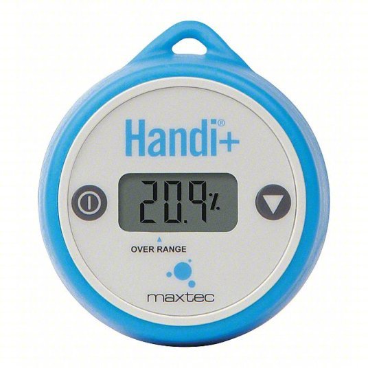 Maxtec R218P12 Oxygen Analyzer 99.9% Measurement % - Max, O2, 3 3/16 in D 2 7/16 in W 3 3/16 in H