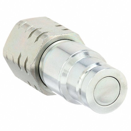 Eaton Hansen 10FFP37 Hydraulic Quick Connect Hose Coupling 3/8 in Coupling Size, Steel, 29 lpm Max. Flow Rate