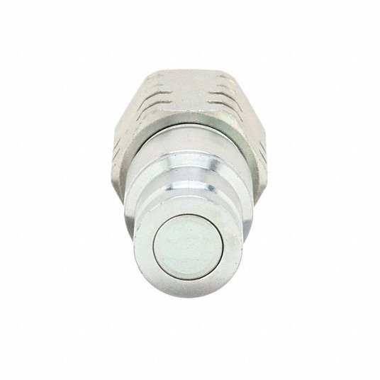 Eaton Hansen 10FFP37 Hydraulic Quick Connect Hose Coupling 3/8 in Coupling Size, Steel, 29 lpm Max. Flow Rate