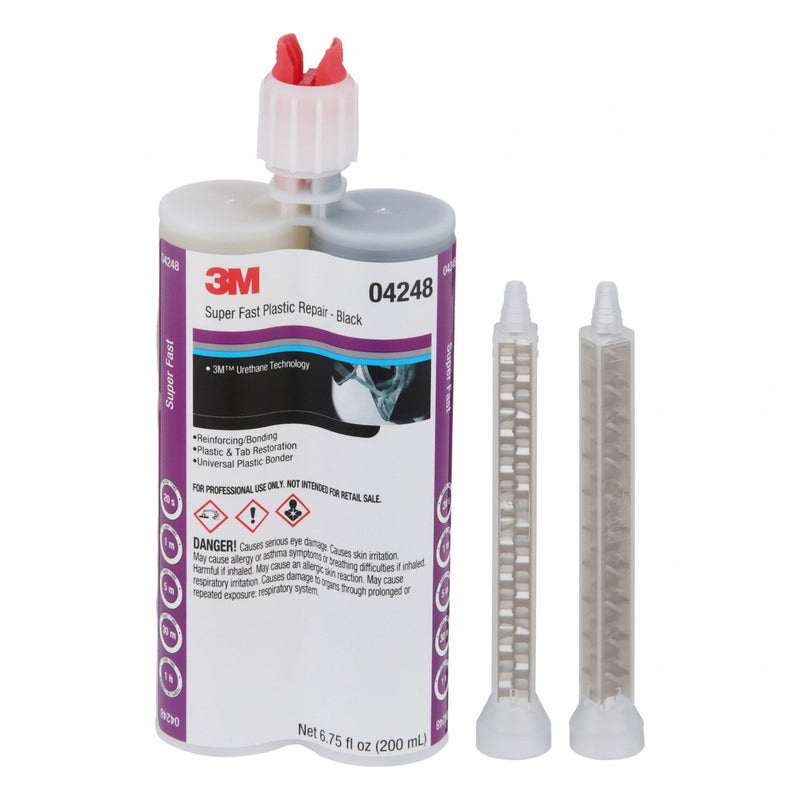 3M 04248 Urethane Adhesive, Super Fast Repair, 200 mL Dual-Cartridge