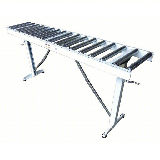 Redwood 33VE06 Material Support Table 14 11/16 in Overall Wd, 26 1/2 in Min. Ht, 43 1/2 in Max. Ht, Steel, Silver