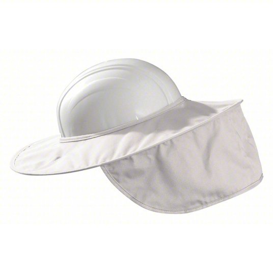 Occunomix 899-008 Hard Hat Shade, For Use With Most Hard Hats Including Full Brim White