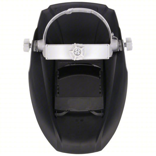 Miller 238497 Welding Helmet Passive, 0 Arc Sensors, Black, W10, 4 in x 4 in, Ratchet, Nylon