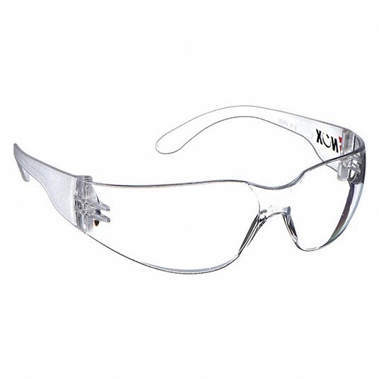 Redwood 1715C/AF Safety Glasses Clear Lens, Frameless, Clear Frame, Fuse Series Pk12