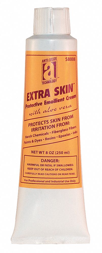 Anti-Seize 58008 Protective Hand Cream, Tube, 8 oz, Cream, Aloe, Hypoallergenic, Hypoallergenic