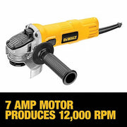Dewalt DWE4011 Angle Grinder, 4 1/2 in, 12,000 RPM,