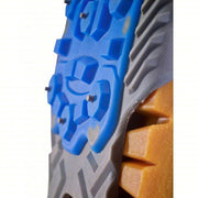 Winter Walking JD6625-M Traction Device Ball/Heel Footwear Coverage, Rubber, Stud, 9 in L x 4-1/2 in W x 2 in H, Blue/Gray