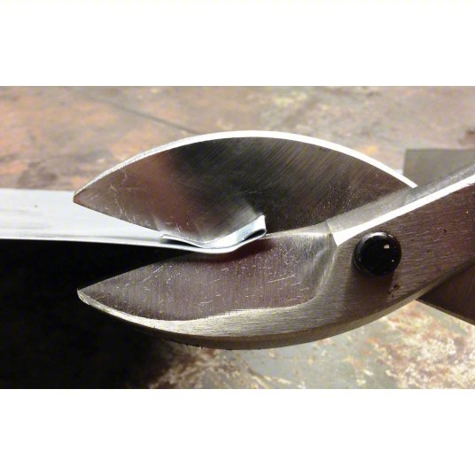 Midwest MWT-167B Tinners Snip Straight, 16 in Overall Lg, 2 1/2 in Cutting Lg, Steel, Plastic