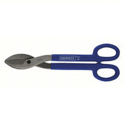 Midwest MWT-167B Tinners Snip Straight, 16 in Overall Lg, 2 1/2 in Cutting Lg, Steel, Plastic