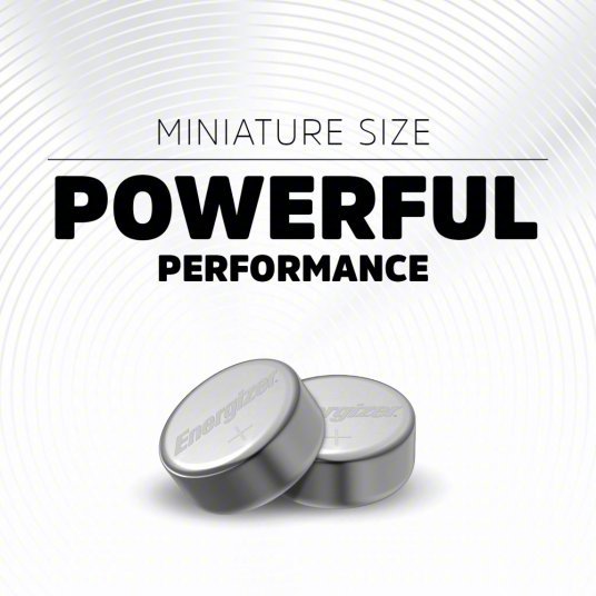 Energizer 357BPZ Button Cell Battery 357 Battery Size, Silver Oxide, 138 mAh Capacity, 1.5V DC