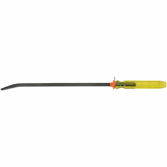 Proto J2146-TT Tethered Pry Bar Chisel End, 28 in Overall Lg, 1 1/4 in Bar Wd, 3/4 in End Wd, Tether Ready, T Yes