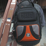 Klein 55421BP-14 Tool Backpack 4 Outside Pockets, 35 Inside Pockets, 14 1/2 in Overall Wd, Black